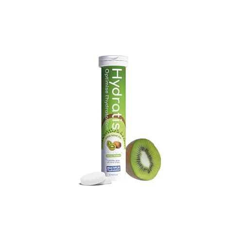 Pastilles d'Électrolytes Hydratantes Isotoniques - Saveur Kiwi - Pour Sport, Récupération et Bien-être - Améliore l'Hydr