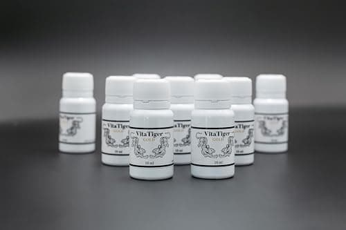 VitaTiger Gold – Multivitamines Liquides Énergie Bien-être Quotidien Ginkgo Cordyceps Taurine 10x10ml