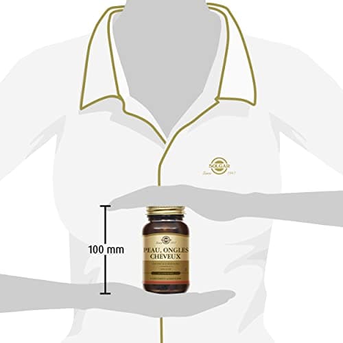 Solgar Peau Ongles Cheveux Beauté Nutriments Essentiels Zinc Vitamine C Acides Aminés Cuivre Forme Brevetée de MSM Compl