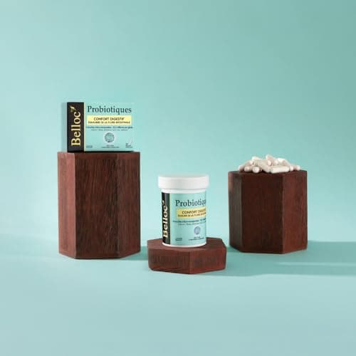 Belloc Probiotiques - Confort digestif – Equilibre de la Flore Intestinale - 4 Souches Microbiotiques - Dès 11 ans
