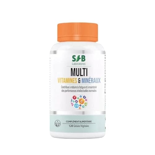 Multivitamines et Minéraux SFB Laboratoires - Calcium, Magnésium, Vitamines B et C - Pour Adultes - Entraînements Intens