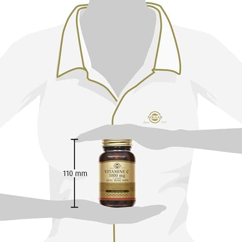 Solgar Vitamine C 1000 mg - Défenses naturelles et vitality - Immunité améliorée - Flacon de 100 comprimés  
Solgar Vita