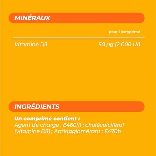 Berocca Expert Vitamine D3 2000 UI – Complément Alimentaire Immunité Os Muscles Dents – 365 Comprimés Végétariens Haut D