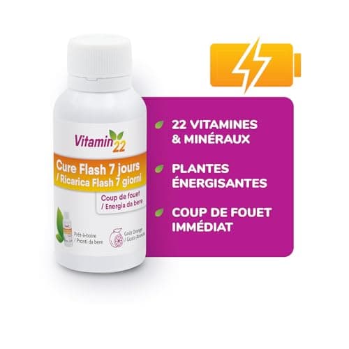 VITAMINapos 22 7 Flacons Orange pour Femmes en Voyage Élémentaires Anti-âge