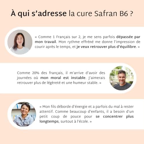 Mium Lab Gummis de Safrane pour Enfants & Adultes - Sans Sucre, Hautement Dosé en Safran & Vitamine B6 - Fabriqué en Fra