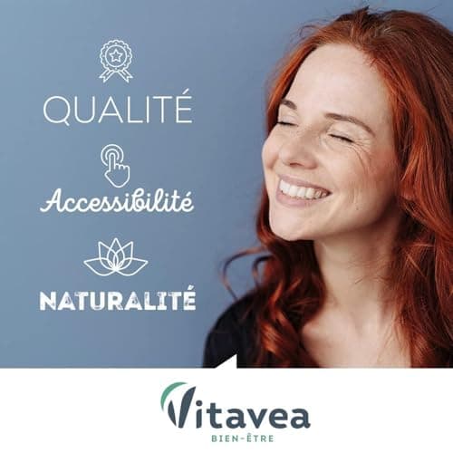 VITAVEA BIEN-ETRE Magnésium 300 mg Vitamine B6 Fatigue, Détente, Energie, Relaxation, Equilibre Nerveux - 45 gélules - C