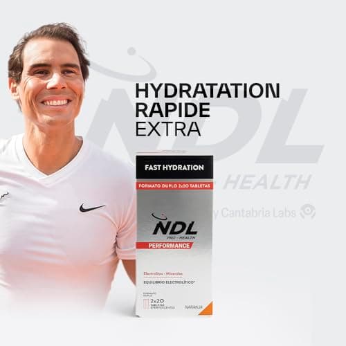 NDL Pro-Health Fast Hydration Effervescents Comprimés - Electrolytes et Sels Minéraux pour le Sport, Réduit la Fatigue,