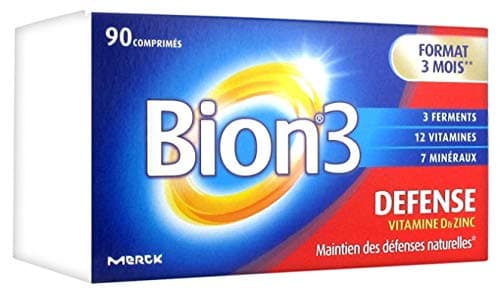 Bion 3 Défense Adulte Lot de 2 boîtes de 90 Comprimés | Protection Immunitaire | Convient aux Adultes | Prise en Charge