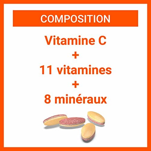 VITASCORBOL Multivitamines Adultes Libération Prolongée Anti-Fatigue Immunité 30 Comprimés Programmes 30 Jours