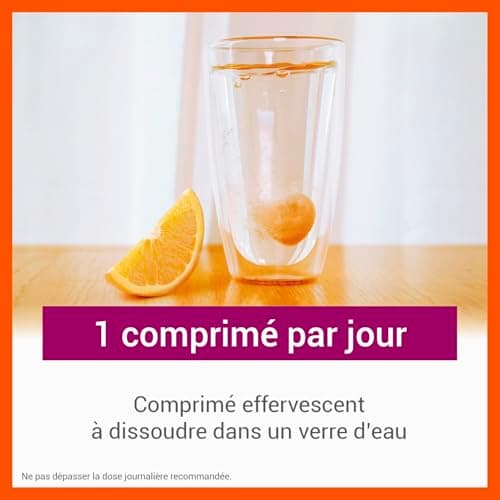 VITASCORBOL ENERGIE Multivitamines Complément alimentaire Goût Orange pressée 30 comprimés effervescents