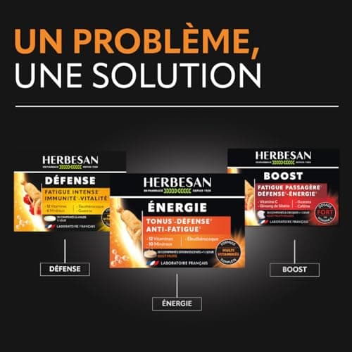 HERBESAN® COMPLEXE ÉNERGIE Booster d'énergie Fabrication française