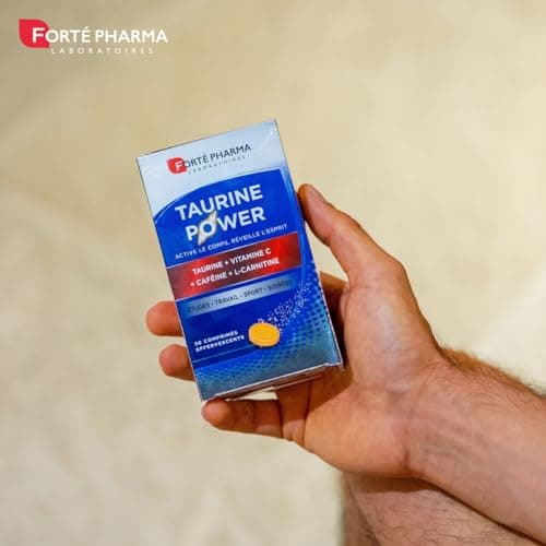 Forté Pharma - Taurine Power Complément Alimentaire Booster d'Énergie Goût Agrumes