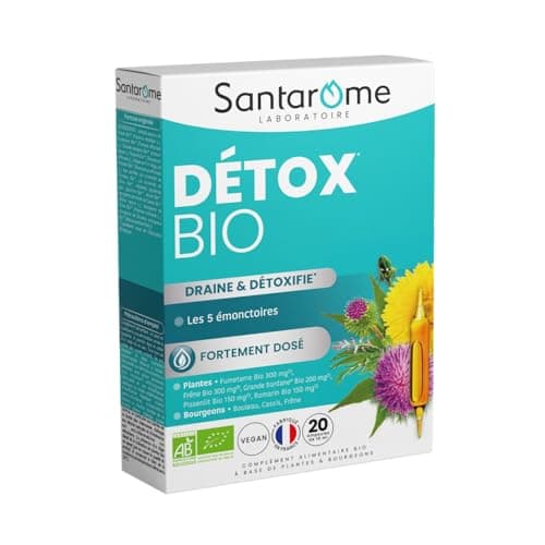 Energie Singulière Bio - Boost Immédiat Vegan 20 ampoules | Riche en Caféine Naturelle (Guarana, Ginseng) | Organique | — Détox Bio - 20 ampoules