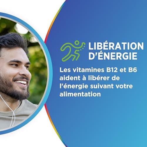 "Centrum Multi Vitamines et Minéraux pour Homme, 13 Vitamines et 10 Minéraux, 30 Comprimés"