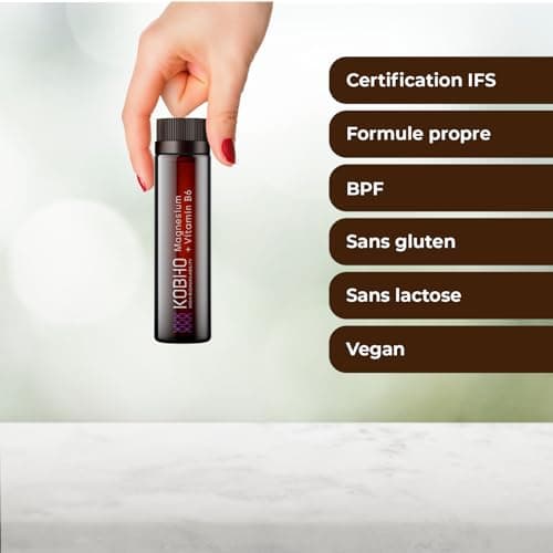 Citrate de Magnésium et Vitamine B6 - Traitement Intense de Fatigue - Facile à Boire et Sans Effort - Absorption Maximal