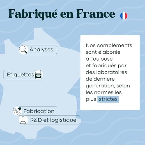 Magnésium Marin + Vitamine B6 : Combattre la Fatigue et le Stress - Cure de 1 Mois (60 Gélules Végétales) - Magnesium Pu