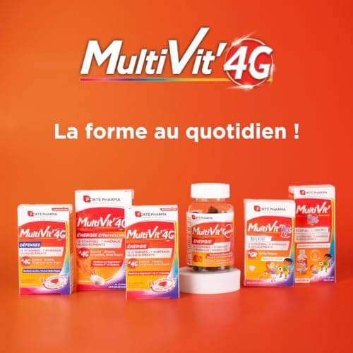 Forté Pharma - Multivitamin Gummies pour Immunité et Energie | Gummies MultiVitamines pour Adultes et Enfants dès 4 ans