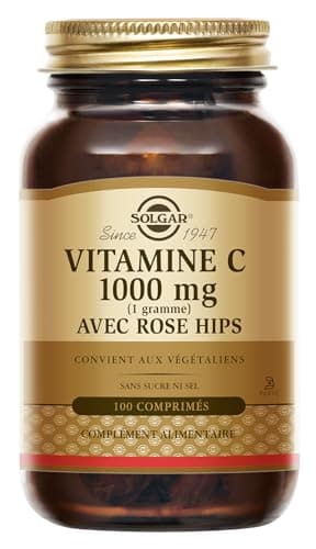 Solgar Vitamine C 1000 mg - Défenses naturelles et vitality - Immunité améliorée - Flacon de 100 comprimés  
Solgar Vita