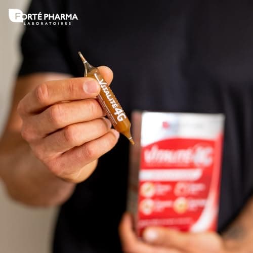 Forté Pharma - Vitalité 4G Dynamisant | Coup de fouet naturel | Complément alimentaire énergie immédiate - Ginseng, Ging