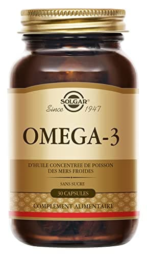 Solgar B-Complex Stress Formula - Fatigue, Système nerveux - Complexe de vitamines B (B1, B2, B3, B5, B6, B8 et B12), le — Omega 3
