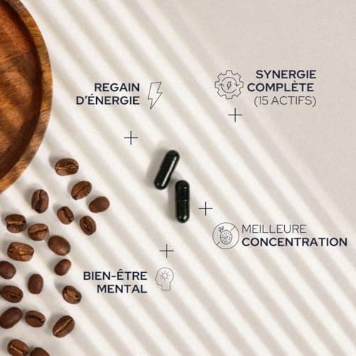EPYCURE - Multivitamines Combat Fatigue Physique & Mentale, Réduit Stress - 87% Naturel Rhodiole, Magnésium, Vitamines B