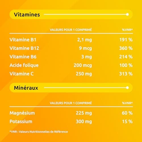 Supradyn Magnésium et Potassium Complément Alimentaire Multivitaminé avec Vitamines B, C et Minéraux, pour Athlètes, Sou
