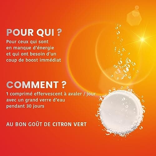 Santarome Bio Vita'max Multivitamines Effervescent 12 Vitamines 7 Minéraux Complément Alimentaire Tonus Vitalité 20 Comp
