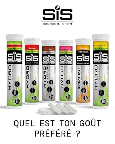 Science in Sport Hydratation Sans Sucre Électrolytes 20 Tablettes Citron & Lime Vegan Sans Gluten pour Équilibre Électro