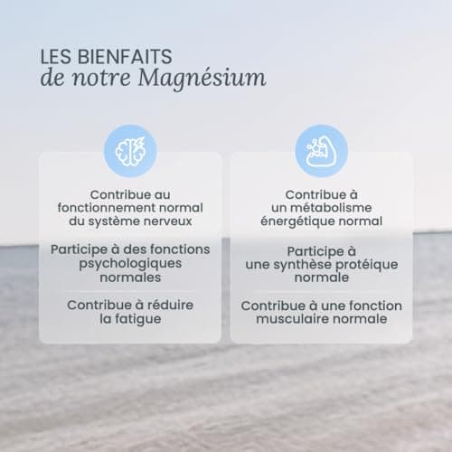 NUTRI & CO Magnésium Bisglycinate Malate & Liposome & Vitamine B6 Haute Teneur 300mg/j Haute Absorption Supérieure Franc