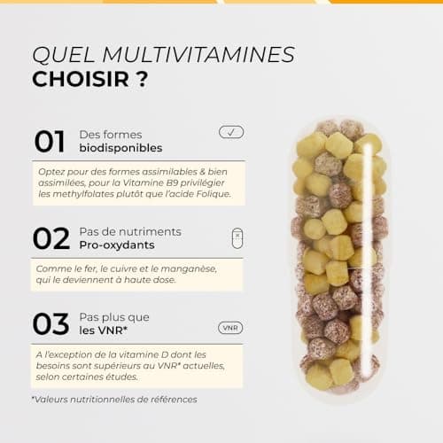 Multivitamines et Minéraux CUURE - Vitamines A B C D E + Magnésium & Zinc - Nutriments Biodisponibles & Haute Absorption