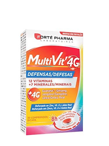 Multivit 4G - Comprimés de Vitamines pour le Système Immunitaire - 30 Comprimés