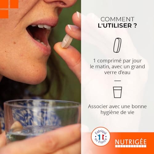NUTRIGÉE - Immunité Fort - Tonus - Renforce Le Tonus et Stimule les Défenses Naturelles - 60 Comprimés - Fabriqué en Fra