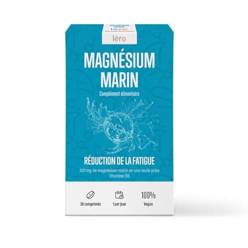 Lero Magnésium Marin - Haute Absorption - 30 Comprimés 300 mg