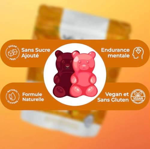 Multivitamines et minéraux Vitalam Gummies - Énergie pour Adultes et Enfants - Vitamines et Minéraux Essentiels Goût Ora