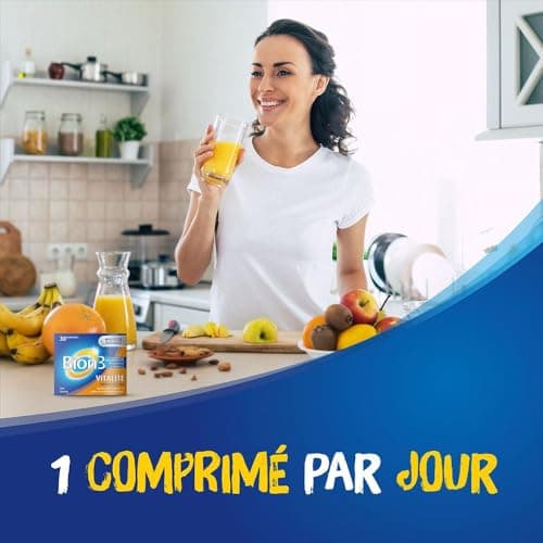 Bion Énergie Continue 30 Comprimés - Complément Alimentaire pour Énergie Soutenue Toute la Journée, Naturel et Sans Effe