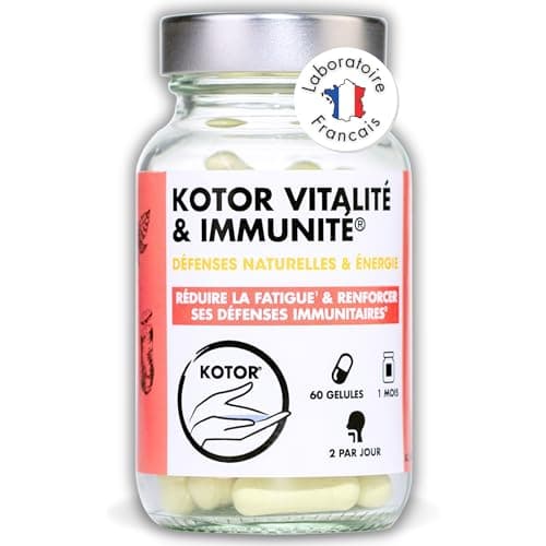 FORMULE VITALITÉ IMMUNITÉ | Booster de Défenses Immunitaires | Ginseng Rouge + Magnésium + Zinc + Vitamines C et D + Tau