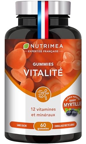 Multivitamines et Minéraux Nutrimea - 16 Vitamines & Minéraux + GINSENG - Énergie & Vitalité - Fabrication Française — Vitalité