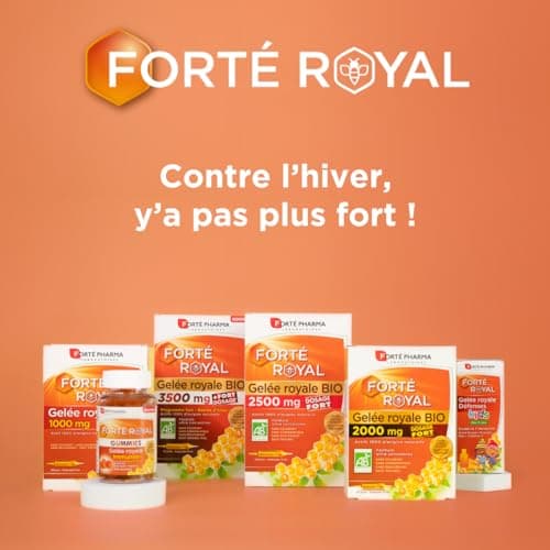 Forté Pharma Gummies Gelée Royale pour Immunité | Goût Miel-Citron | Complément Alimentaire Bio pour Enfants dès 3 ans |