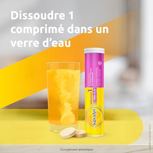 Supradyn Intensia Multivitamines Vitamine C Vitamine D Minéraux Fer Magnésium Calcium Coenzyme Q10 Aide à Réduire la Fat
