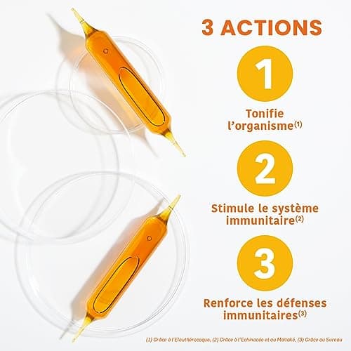 Santarome Bio - Immunité Bio | Complément Alimentaire Immunité | Booste les Défenses Immunitaires - Plantes Bio - Echina