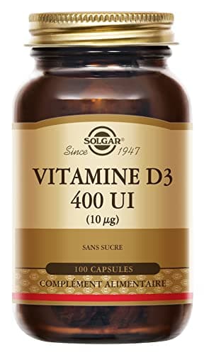 Solgar Vitamine C 1000 mg - Défenses naturelles et vitality - Immunité améliorée - Flacon de 100 comprimés  
Solgar Vita — Vitamine D3 400 UI