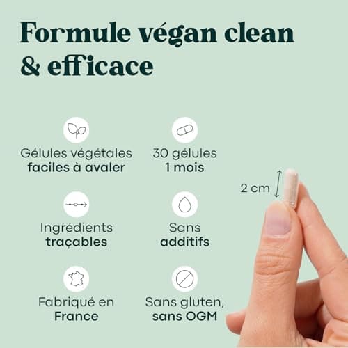 Probiotique Flore Intestinale Lactobacillus Gasseri + Rhamnosus + Bifidobacterium, 20 Milliards UFC/Jour, 30 Gélules Veg