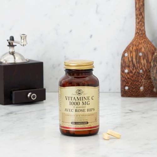 Solgar Vitamine C 1000 mg - Défenses naturelles et vitality - Immunité améliorée - Flacon de 100 comprimés  
Solgar Vita