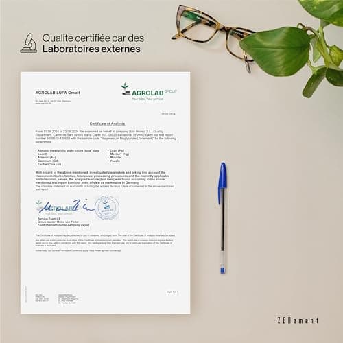 Magnésium Bisglycinate 350 mg | 180 Gélules Végétales pour Sommeil Stress & Fatigue | Absorption Maximale et Assimilatio