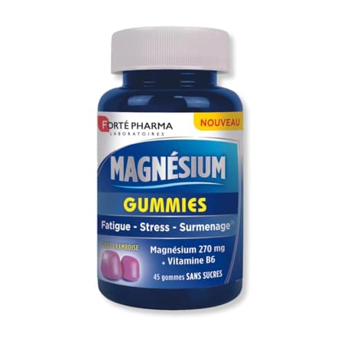 Forté Pharma Magnésium Ultra Fort 360 Complément Alimentaire Stress, Fatigue, Système Nerveux - Taurine, B12, B6, Glutam — Gummies Magnésium