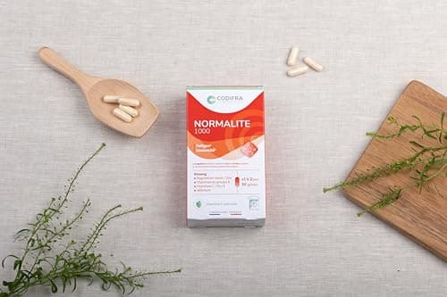 Codifra Normalite 1000 Complément Alimentaire Fatigue Immunité - Boost Naturel Panax Ginseng Magnésium Vitamines - Fabri