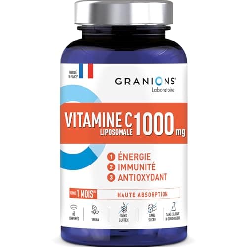 Multivitamines GRANIONS 23 VITAMINES - Magnésium, Vitamine D, Vitamine C - Énergie & Vitalité - Anti Fatigue - 90 Compri — Vitamine C Liposomale