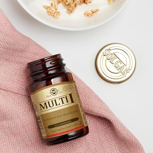 Solgar Multi I - Multivitamine Complète - Réduction de la Fatigue - Complément Alimentaire - Energie et Vitalité - Flaco