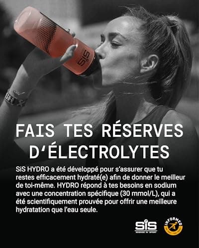 Science in Sport Hydro Électrolytes Hydratation sans Sucre - 20 Comprimés Vegan & Sans Gluten, Rééquilibre Électrolytiqu