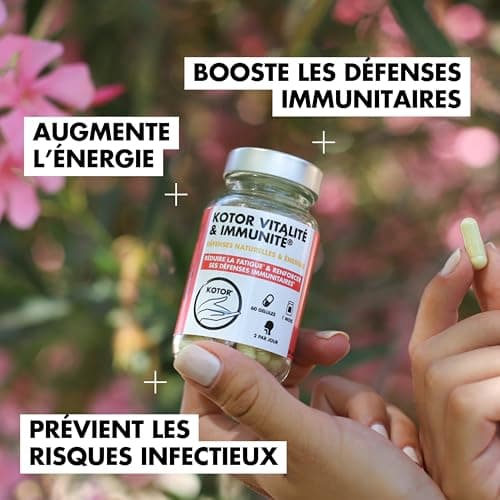 FORMULE VITALITÉ IMMUNITÉ | Booster de Défenses Immunitaires | Ginseng Rouge + Magnésium + Zinc + Vitamines C et D + Tau